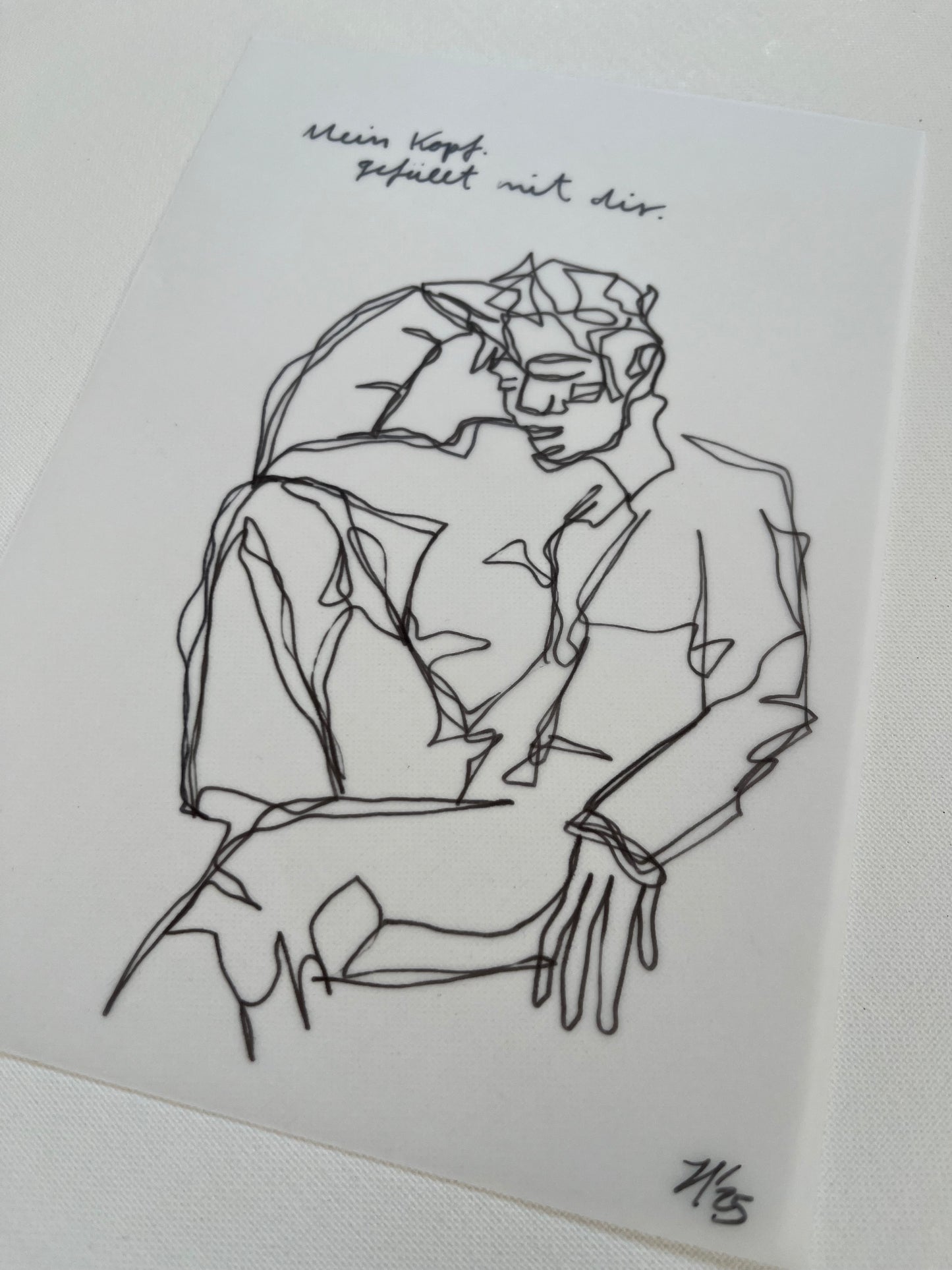 Mein Kopf. Gefüllt mit dir.