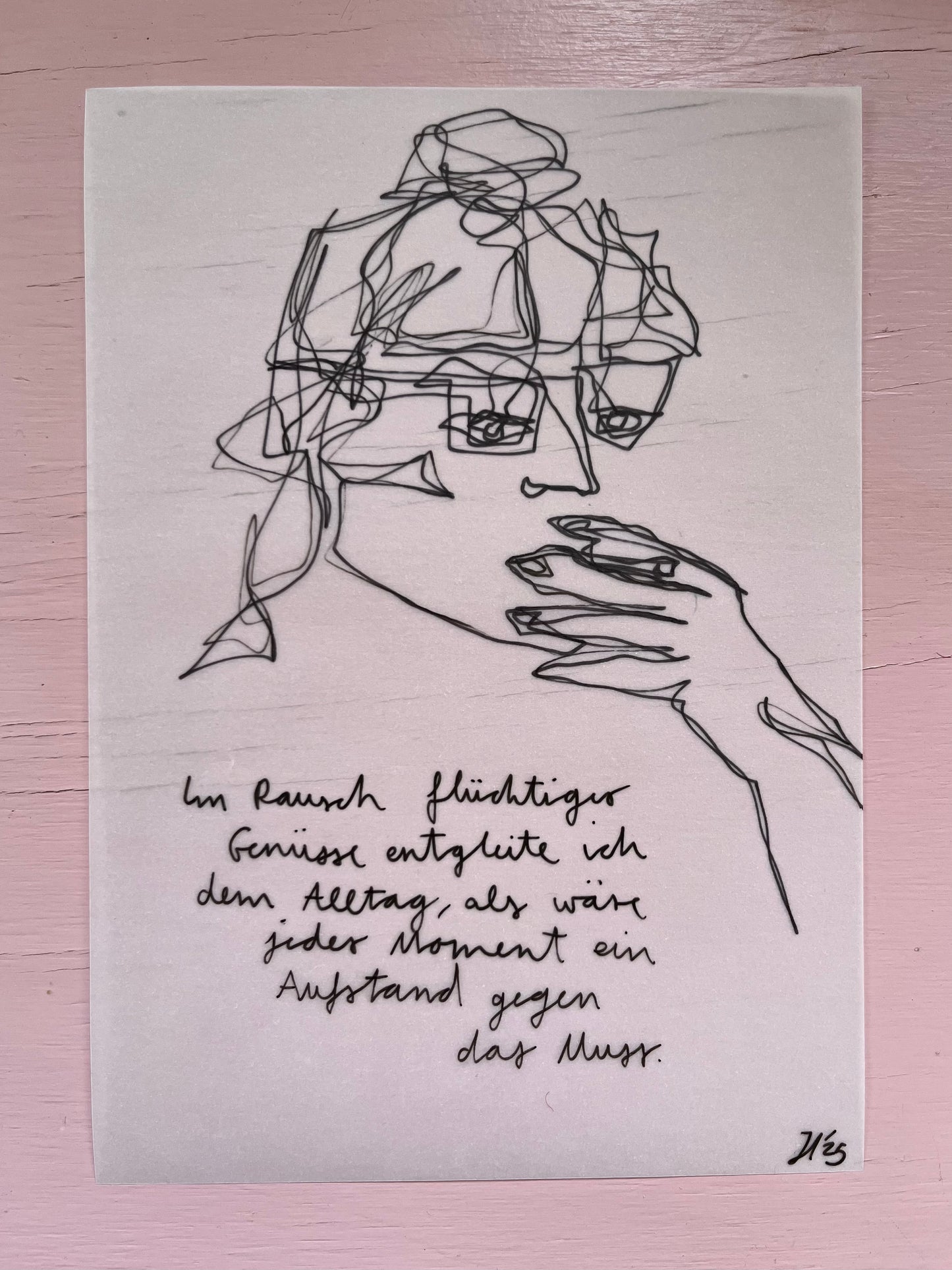 Im Rausch flüchtiger Genüsse.