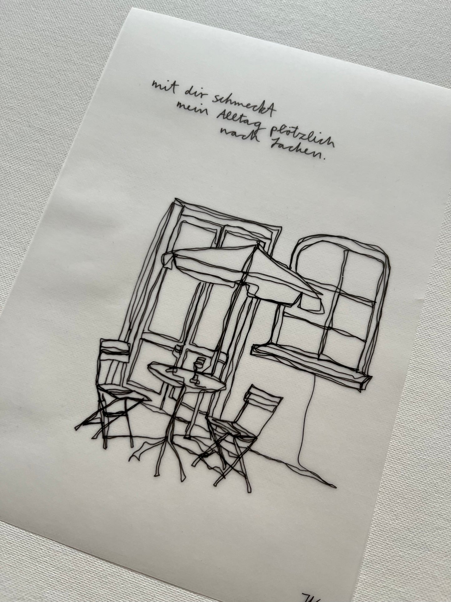 Mit dir schmeckt mein Alltag plötzlich nach Lachen.