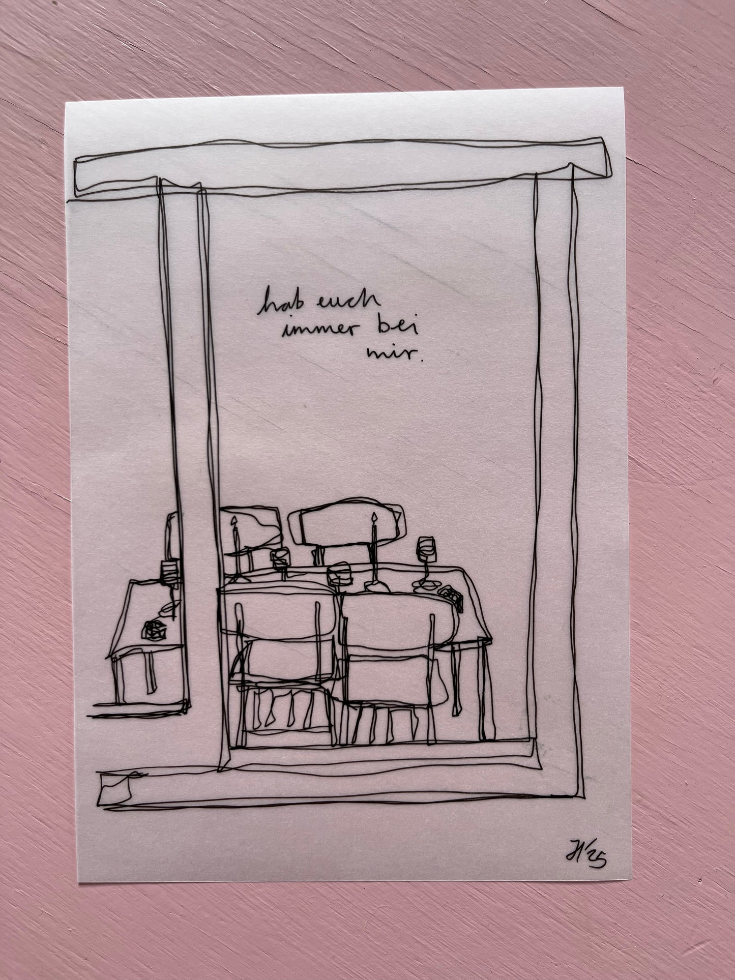 Hab euch immer bei mir.