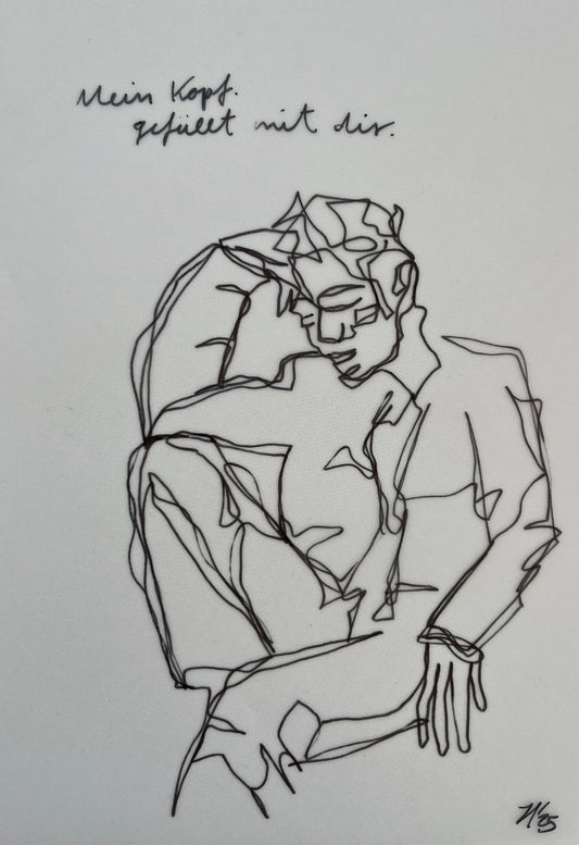 Mein Kopf. Gefüllt mit dir.