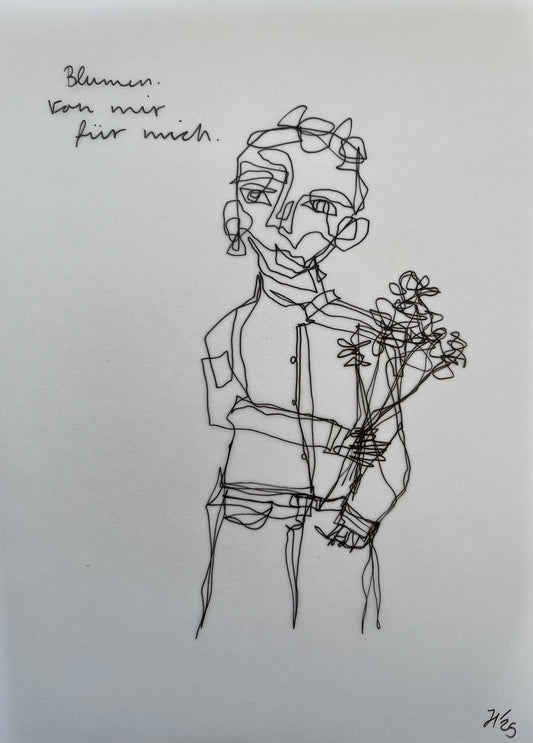 Blumen. Von mir für mich.