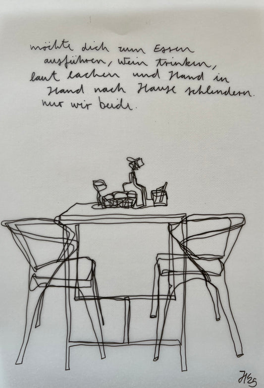 Nur wir beide.